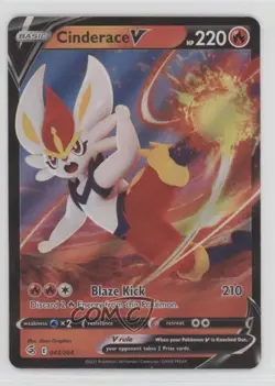 Cinderace V Pokemon Sword & Shield Fusion Strike #043 1kb2 - Image 1