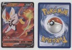 Cinderace V Pokemon Sword & Shield Fusion Strike #043 1kb2 - Image 3
