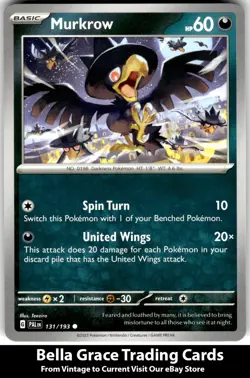 Murkrow #131/193 SV02: Paldea Evolved Pokemon Common - Image 1