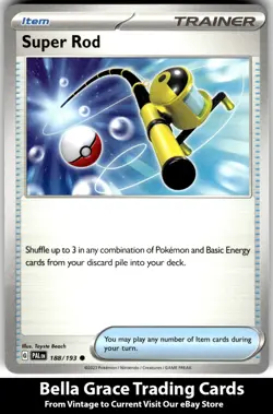 Super Rod #188/193 SV02: Paldea Evolved Pokemon Common - Image 1