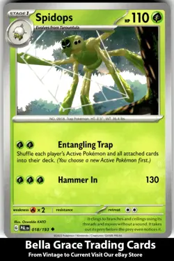 Spidops #018/193 SV02: Paldea Evolved Pokemon Uncommon - Image 1