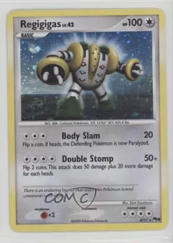 Regigigas Pokemon Organized Play Promotional Series 9 #4 2009 3bs - Image 1