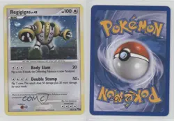 Regigigas Pokemon Organized Play Promotional Series 9 #4 2009 3bs - Image 3
