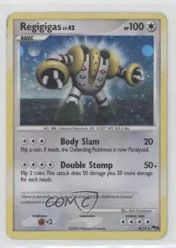 Regigigas Pokemon Organized Play Promotional Series 9 #4 2009 12kb - Image 1