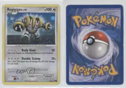 Regigigas Pokemon Organized Play Promotional Series 9 #4 2009 12kb - Image 3