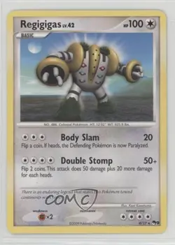 Regigigas Pokemon Organized Play Promotional Series 9 #4 2009 16f0 - Image 1