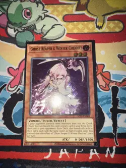 Ghost Reaper & Winter Cherries Ultimate Rare OP20-EN001 Yugioh - Image 1