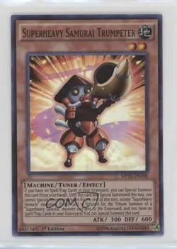 Superheavy Samurai Trumpeter 1st Ed. YuGiOh Mega-Tins Mega Pack #MP15-EN198 00jz - Image 1