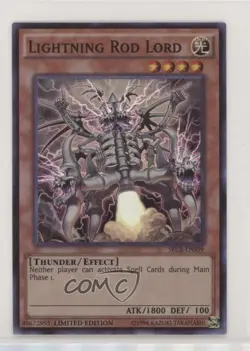 Lightning Rod Lord YuGiOh The Secrets of Eternity Limited Edition Promo 7k1 - Image 1