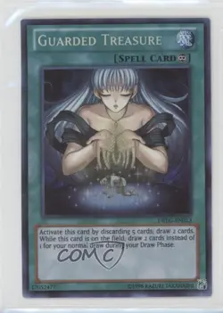 Guarded Treasure Unlimited YuGiOh Dragons of Legend #DRLG-EN013 00jz - Image 1
