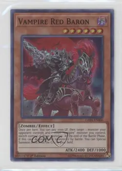Vampire Red Baron 1st Ed. YuGiOh Dark Saviors #DASA-EN006 00jz - Image 1