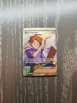 Pokemon Card TCG - Bill's Transfer 194/165 Ultra Rare Full Art Trainer SV 151 - Image 1
