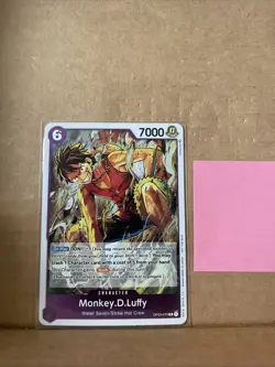 One Piece Monkey.D.Luffy Dash Pack Kingdoms of Intrigue Promo Card (A1) - Image 1