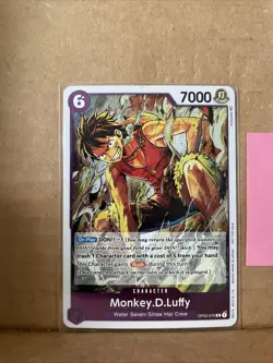 One Piece Monkey.D.Luffy Dash Pack Kingdoms of Intrigue Promo Card (A1) - Image 2