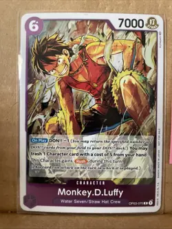 One Piece Monkey.D.Luffy Dash Pack Kingdoms of Intrigue Promo Card (A1) - Image 4