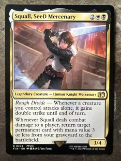Squall Seed Mercenary Final Fantasy Regular Card NM MTG - Image 1