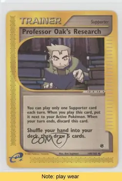 Professor Oak's Research Pokemon e-Card Series Expedition #149 2002 READ 2f4 - Image 1