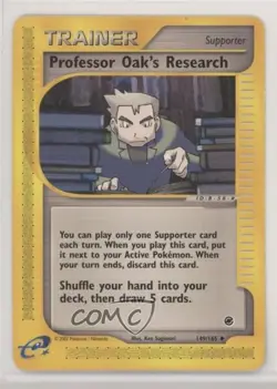 Professor Oak's Research Pokemon e-Card Series Expedition #149 2002 a3q - Image 1