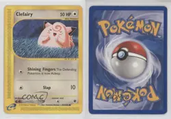 Clefairy Pokemon e-Card Series Expedition #101 2002 10cj - Image 3