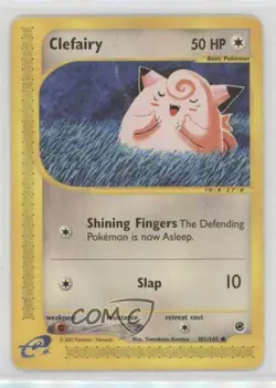 Clefairy Pokemon e-Card Series Expedition #101 2002 08qv - Image 1