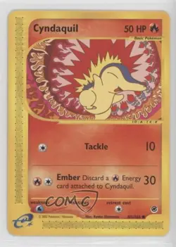 Cyndaquil Pokemon e-Card Series Expedition #105 2002 07r2 - Image 1
