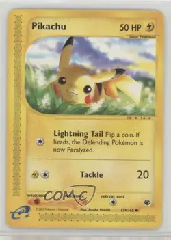 Poliwag Pokemon e-Card Series Expedition #125 2002 10cj - Image 1