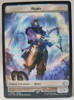 MTG - Hero (0008) Bird (0017) Double-Sided Token - FINAL FANTASY - Image 1