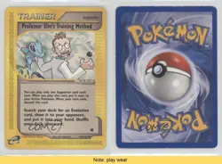Professor Elm's Training Method Pokemon e-Card Series Expedition #148 READ 2f4 - Image 3