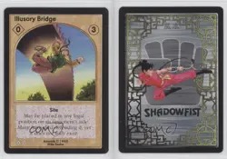 1995 Shadowfist Collectible Card Game Standard Illusory Bridge 0e3 - Image 3
