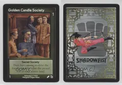 1995 Shadowfist Collectible Card Game Standard Golden Candle Society 0e3 - Image 3