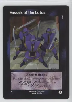 1995 Shadowfist Collectible Card Game Standard Vassals of the Lotus 0e3 - Image 1