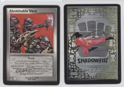 1995 Shadowfist Collectible Card Game Standard Abominable Wave 0e3 - Image 3