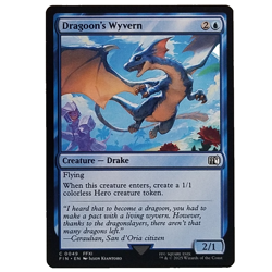 x4 Dragoon's Wyvern FIN MTG M/NM Playset 4x Common Blue Creature Drake TCG CCG - Image 1