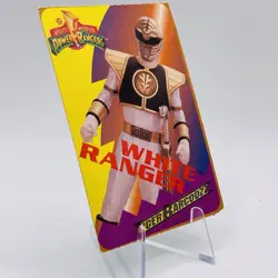 White Ranger Mighty Morphin’ Power Rangers Tiger Barcodzz GamePro AD Card Cutout - Image 3