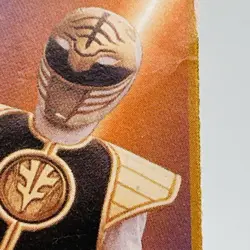 White Ranger Mighty Morphin’ Power Rangers Tiger Barcodzz GamePro AD Card Cutout - Image 5