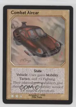 1995 Shadowfist Collectible Card Game Standard Combat Aircar 0e3 - Image 1