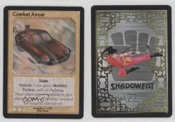 1995 Shadowfist Collectible Card Game Standard Combat Aircar 0e3 - Image 3