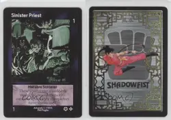 1995 Shadowfist Collectible Card Game Standard Sinister Priest 0e3 - Image 3