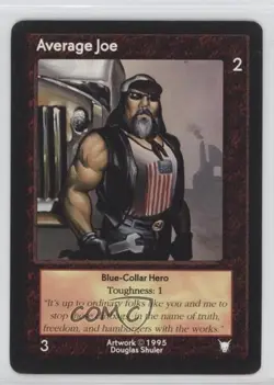 1995 Shadowfist Collectible Card Game Standard Average Joe 0e3 - Image 1