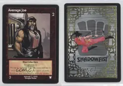 1995 Shadowfist Collectible Card Game Standard Average Joe 0e3 - Image 3