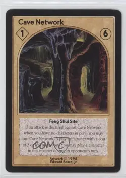 1995 Shadowfist Collectible Card Game Standard Cave Network 0e3 - Image 1