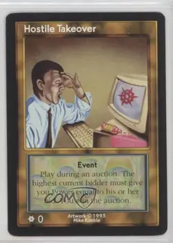 1995 Shadowfist Collectible Card Game Standard Hostile Takeover 0e3 - Image 1