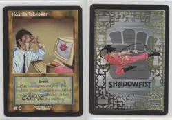1995 Shadowfist Collectible Card Game Standard Hostile Takeover 0e3 - Image 3