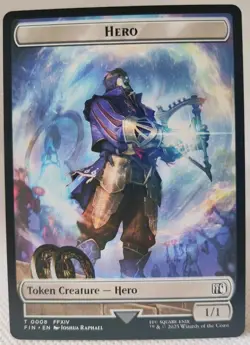 Hero (T0008) Frog (T0018) Double-Sided Token Final Fantasy Regular MTG - Image 1