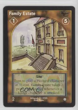 1995 Shadowfist Collectible Card Game Limited Family Estate 0e3 - Image 1