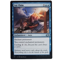 x4 Lay Claim J22 MTG Playset M/NM Uncommon Blue Enchantment Aura Jumpstart 2022 - Image 1