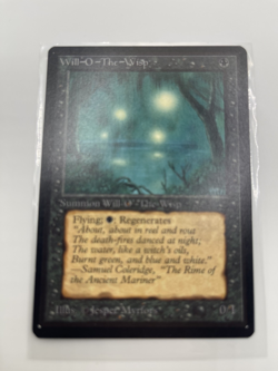 MAGIC THE GATHERING MTG WILL-O-THE-WISP BETA NR MINT- MINT VINTAGE - Image 1