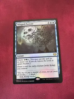 Winged Portent FOIL - NM - MTG Crimson Vow - Magic the Gathering - Image 1