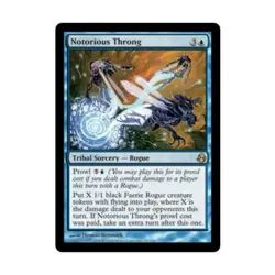 WOTC MtG Morningtide Notorious Throng (R) (Foil) EX - Image 1