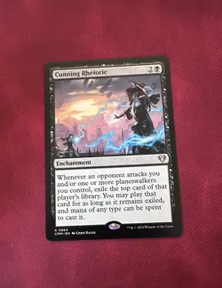 Cunning Rhetoric - NM - MTG Commander Masters - Magic the Gathering - Image 1